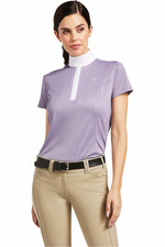 2022 Ariat Womens Aptos Short Sleeve Show Shirt 10039385 - Dusk